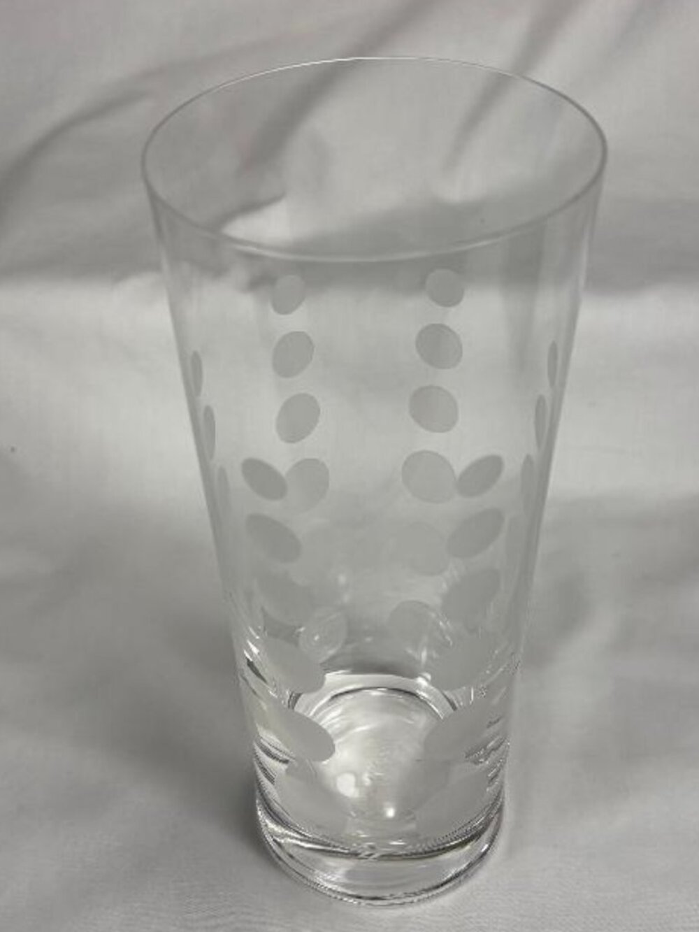 Mikasa heavy bottom tall drinking glass